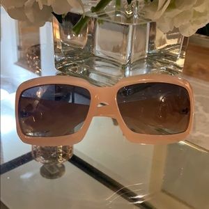 RARE Chanel pink mother of pearl sunglasses